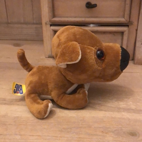 Big Head First Dog Plush Stuffed Animals - Picture 2 of 8